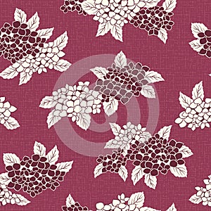 Japanese style hydrangea pattern, photo