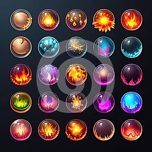 design magic sphere game ai generated