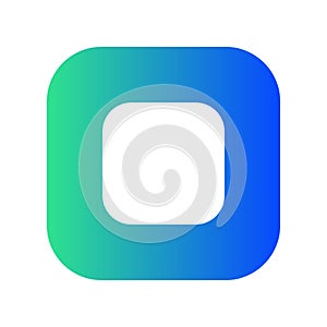 Design Media Record Player Pushbutton Stop Icon