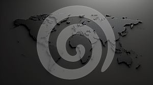 Design minimal world map