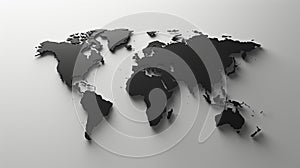 Design minimal world map