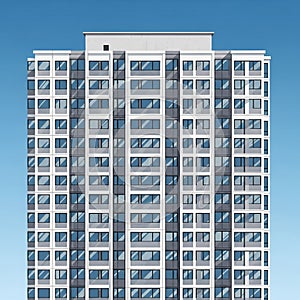 The design is minimalist emphasizing clean lines and functionality