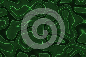 design modern green abstractive energetic curves digital graphics background illustration