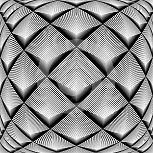 Design monochrome diamond geometric pattern