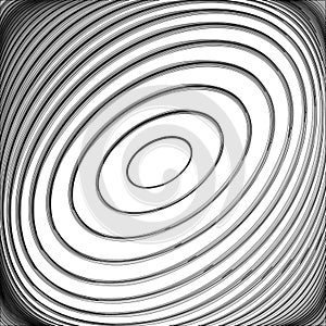 Design monochrome whirl circular background