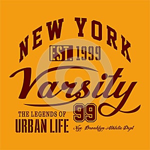 Design new york varsity