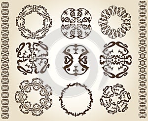 Design ornaments and page decoration