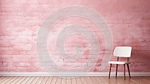 design pink brick background