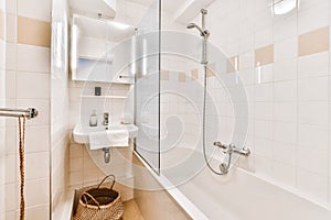 Pretty bathroom interior