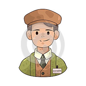 Illustration of Historian