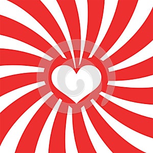 Red spiral background