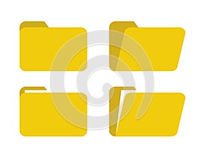 Icon folder for app, aplication, software and button website