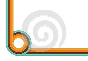 Design retro style background, illustration - vector photo