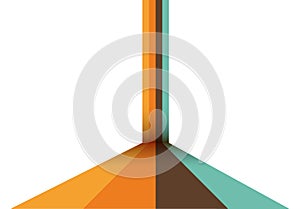 Design retro style background, illustration - vector photo