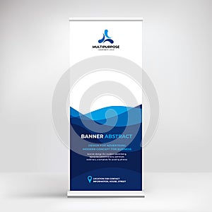 Design of roll-up advertising banners