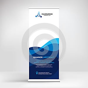 Design of roll-up advertising banners