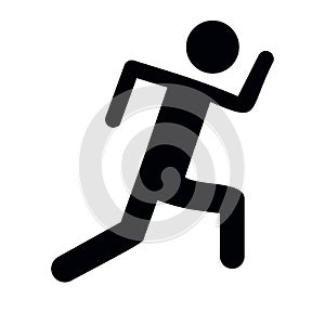 Design Running People Vector Icon Project