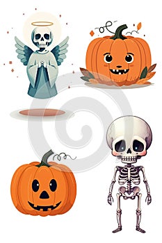 colored illustration halloween