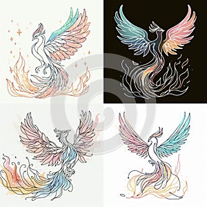 Pastel phoenix