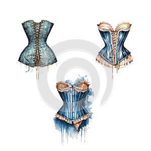 watercolor jean cosets