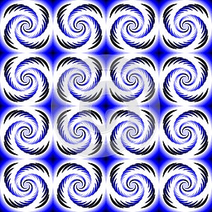 Design seamless colorful helix motion pattern