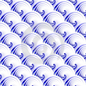 Design seamless colorful whirlpool pattern