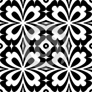 Design seamless decorative flower pattern