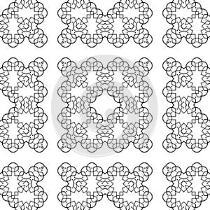 Design seamless decorative lacy pattern