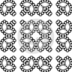 Design seamless decorative lacy pattern