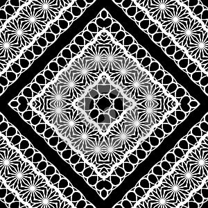 Design seamless decorative lacy pattern