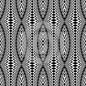 Design seamless monochrome ellipse pattern
