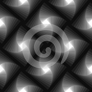 Design seamless monochrome gradient decorative pattern. Abstract background photo