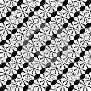 Design seamless monochrome lace pattern