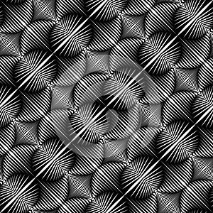 Design seamless monochrome pattern