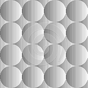 Design seamless monochrome sphere pattern