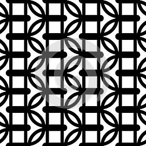 Design seamless monochrome waving pattern