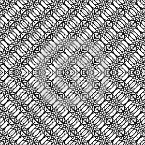 Design seamless monochrome zigzag pattern