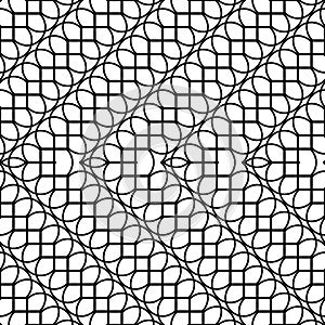 Design seamless monochrome zigzag pattern
