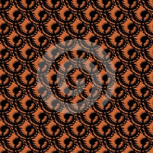 Design seamless spiral diagonal pattern. Trellis b