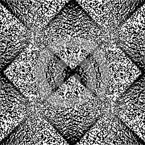 Design seamless uncolored geometric pattern photo