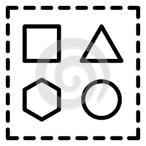 Design, shape Isolated Vector Icon Which can easily modify or edit
