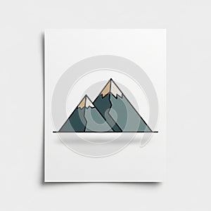 The design is simple and geometric, emphasizing clean lines and basic