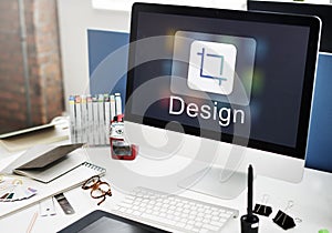 Design Software Resize Icon Concept