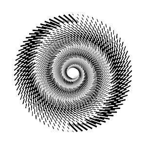 Design spiral doodled backdrop