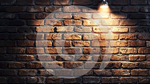 design spotlight brick wall