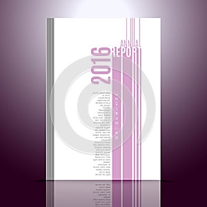 Design template for annual report.