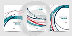 Design template fo Brochure, Flyer or Depliant for business purposes