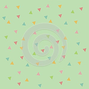 Design of triangle walpaper in a soft colour background for any template and social media post
