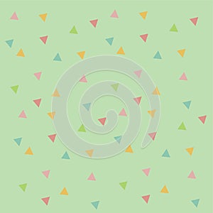 Design of triangle walpaper in a soft colour background for any template and social media post photo