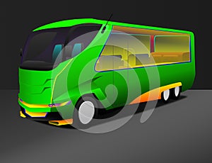 Design of truck-bus for the future time photo